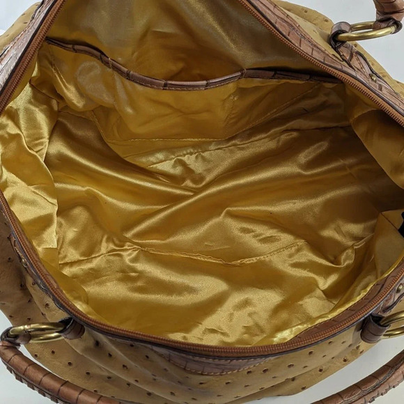 Nine West Leather Beige Satchel w/ Mini  Tote - Picture 9 of 13